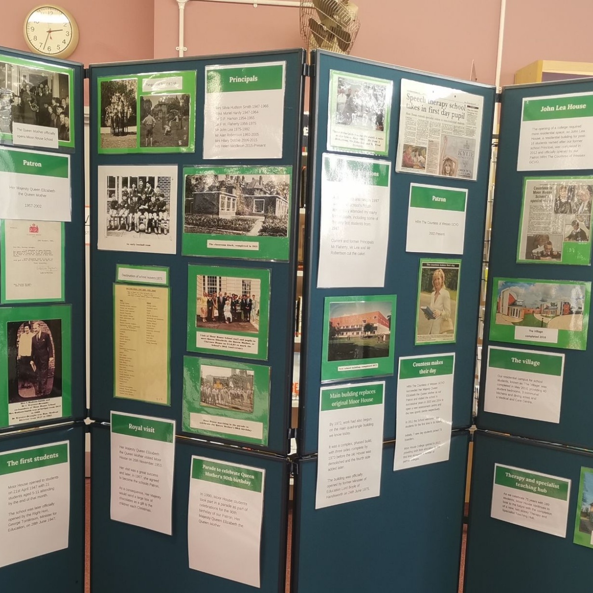 Moor House School & College Moor House Exhibition on Display